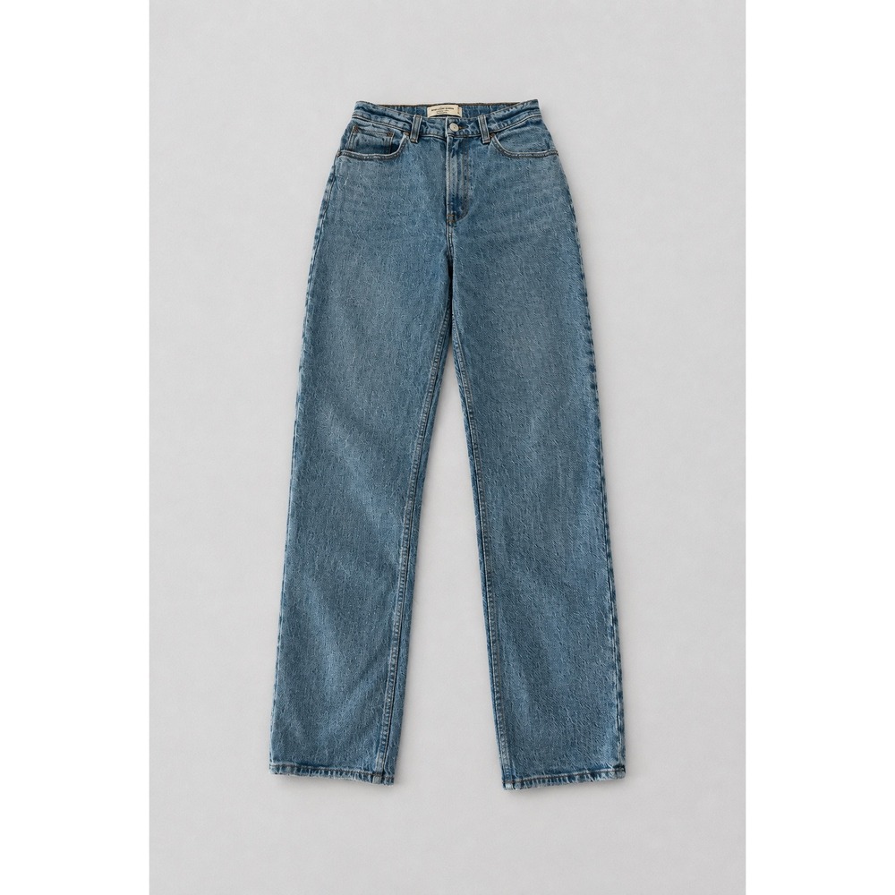 Abercrombie & Fitch The 90s Straight Jeans 26 2L Blue Gently Used